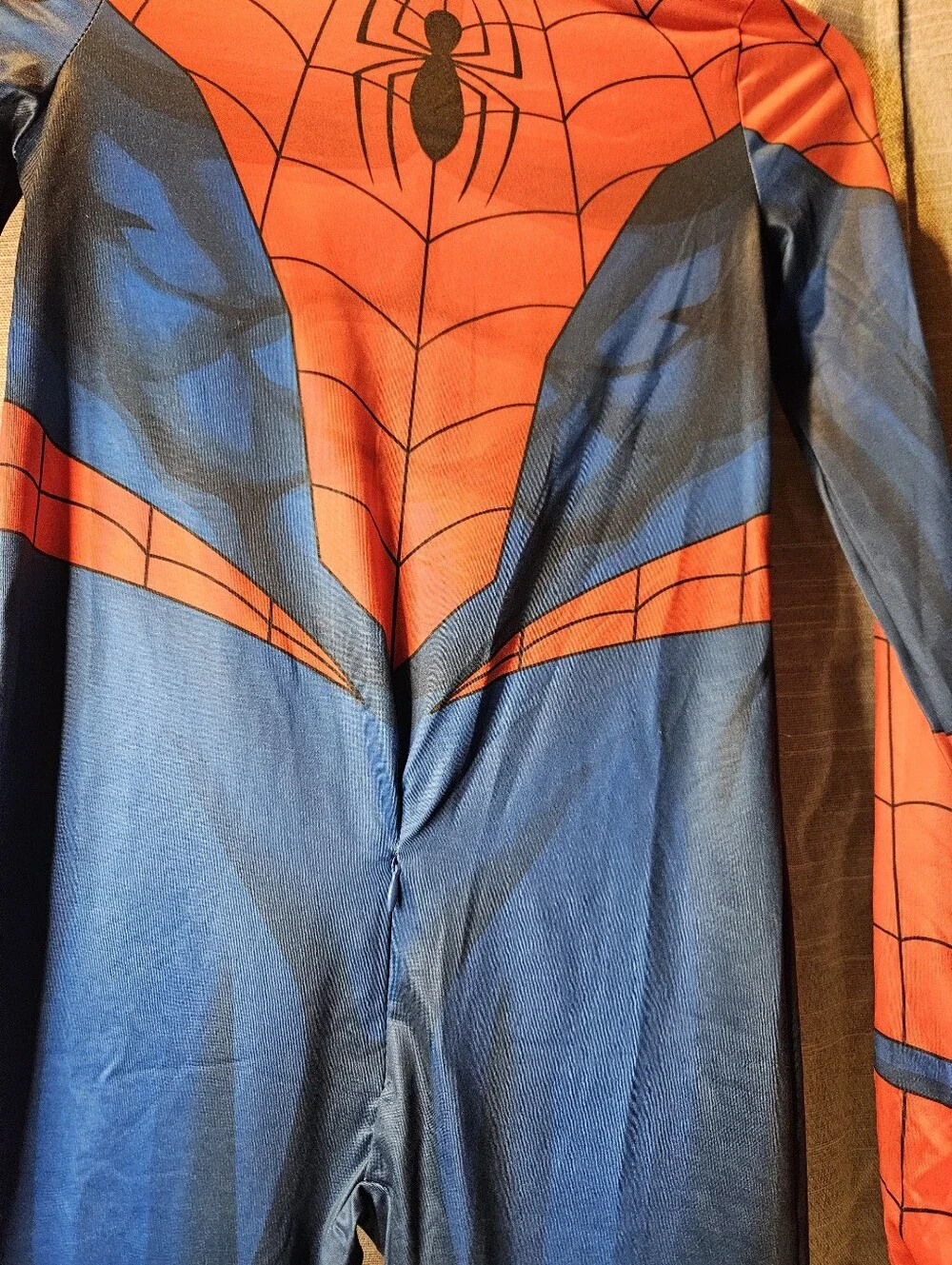 Marvel Spiderman Child Large 10-12 Costume‎ Spandex Zentai Suit Mask Jazwares